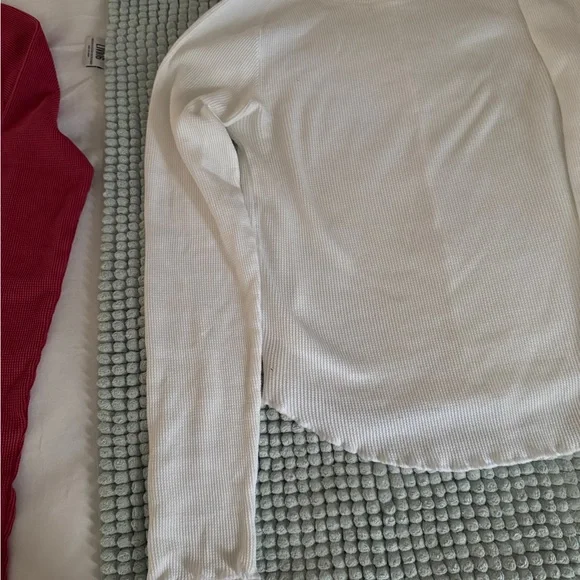 We The Free Women's White Long Sleeve Tee - Picture 3 of 6